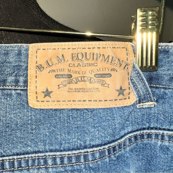 B.U.M. Equipment Women's 100% Cotton Jean Denim Painter Pants Trousers 15/16 - Picture 6 of 13